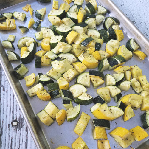 Roasted Summer Squash - My Epicurean Adventures