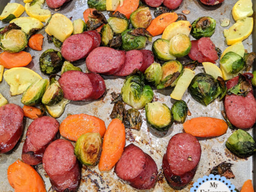 Sheet Pan Sausage and Veggies - Averie Cooks